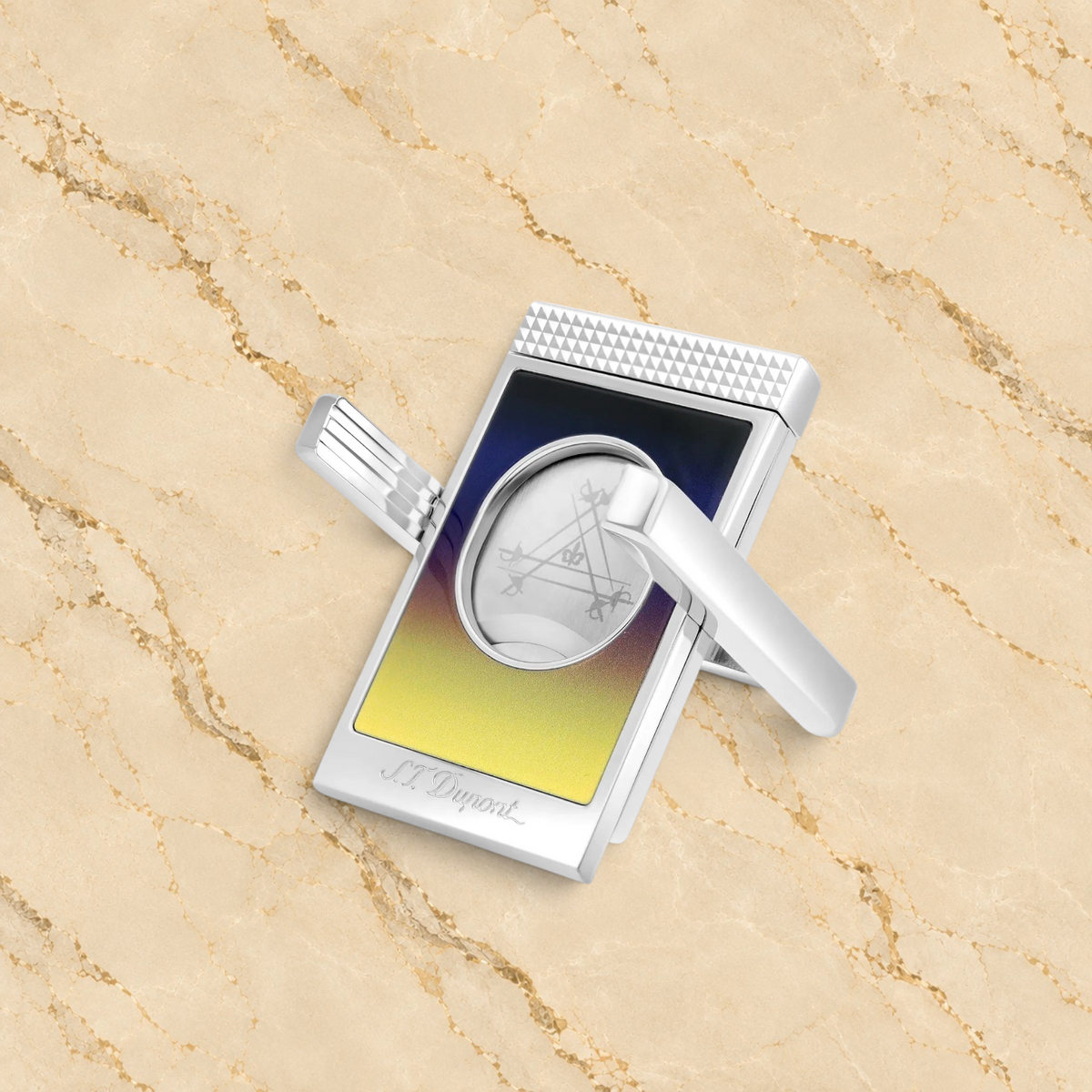 S.T. Dupont Cigar Cutter & Cigar Stand – Montecristo Edition